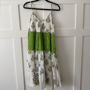 NWOT Olivia James Block print midi dress - size S